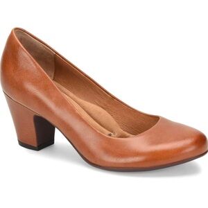 Women’s Sofft Rounded Toe Leather Pumps Size 9 medium